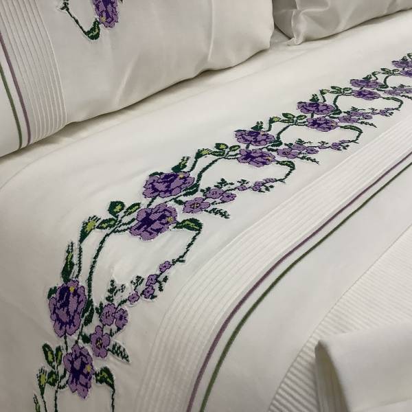 Kaneviçeli Pamuklu Pike Takımı - 6 Parça