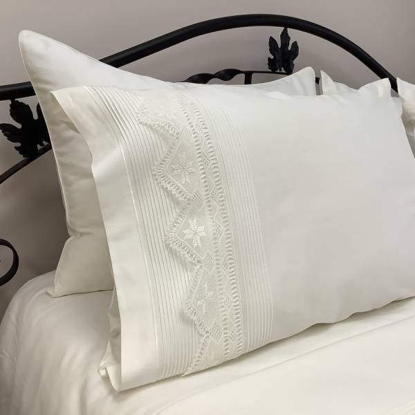 İğne Oya Pamuklu Aplikeli Pike Takımı - 6 Parça