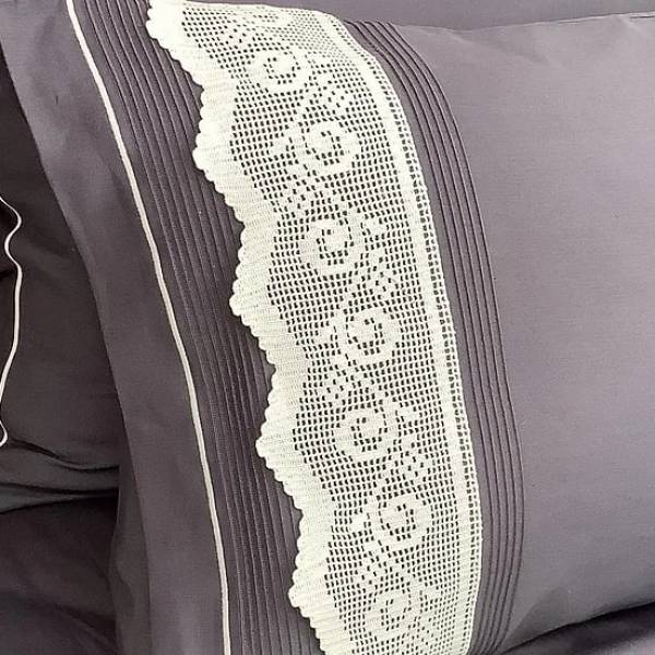 El Dantelli Antrasit Pike Takımı - 6 Parça